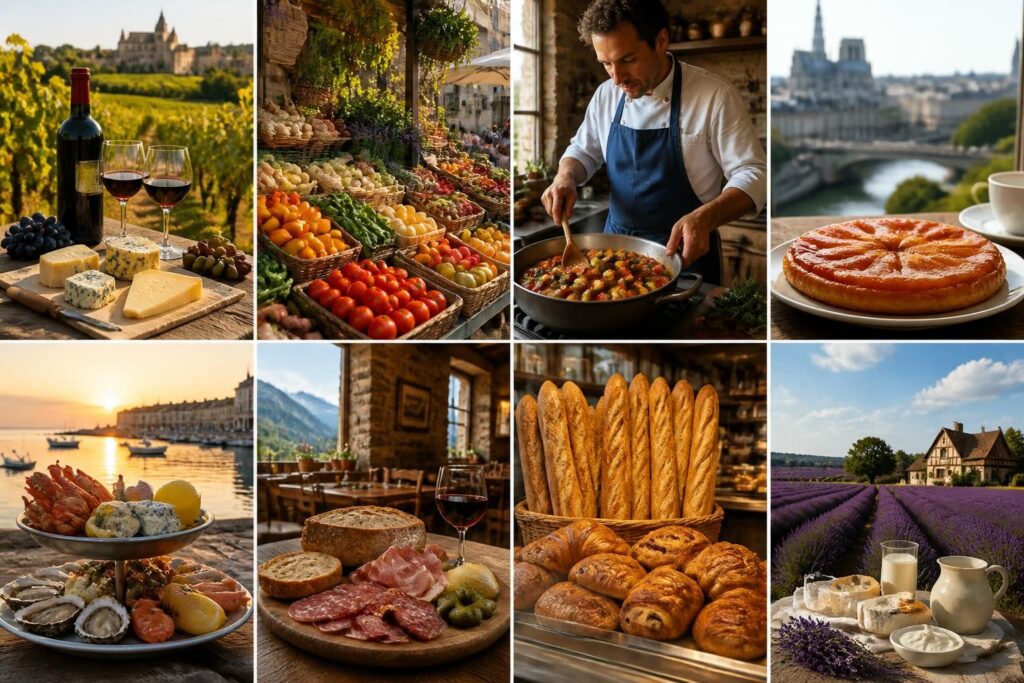 découvrez 8 destinations incontournables en france pour les amateurs de gastronomie. partez à l'aventure gourmande et savourez les spécialités régionales qui raviront vos papilles.