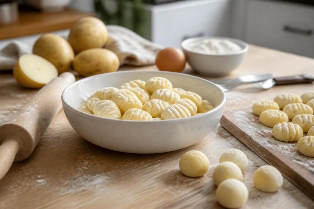 découvrez notre recette facile et détaillée pour préparer des gnocchis de pomme de terre faits maison, étape par étape, et régalez-vous avec un plat traditionnel.