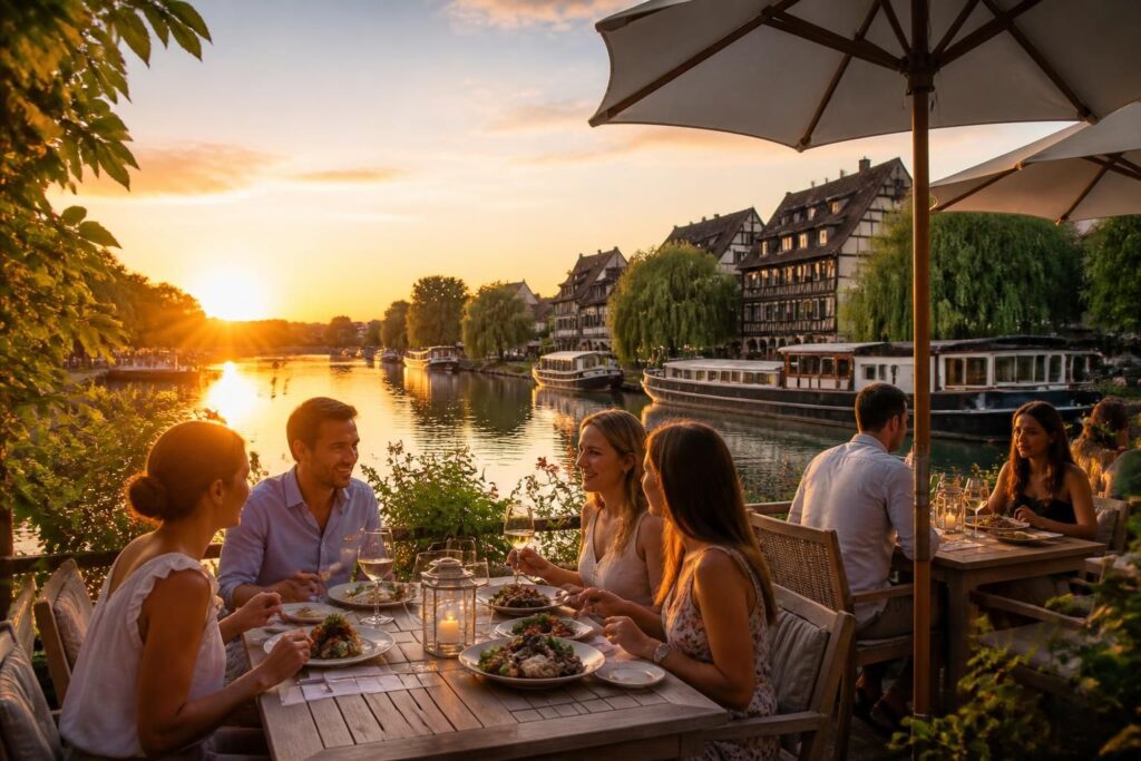 découvrez les meilleures terrasses au bord de l'eau dans le grand est pour profiter d'un repas convivial avec vue exceptionnelle. sélection d'adresses incontournables pour allier saveurs et cadre idyllique.