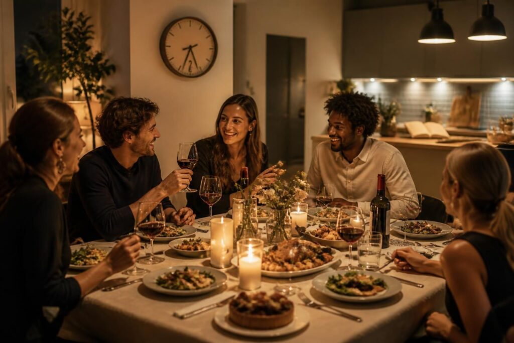 découvrez comment organiser un dîner entre amis parfait : idées de menu, gestion du timing et conseils pour créer une ambiance conviviale et chaleureuse.