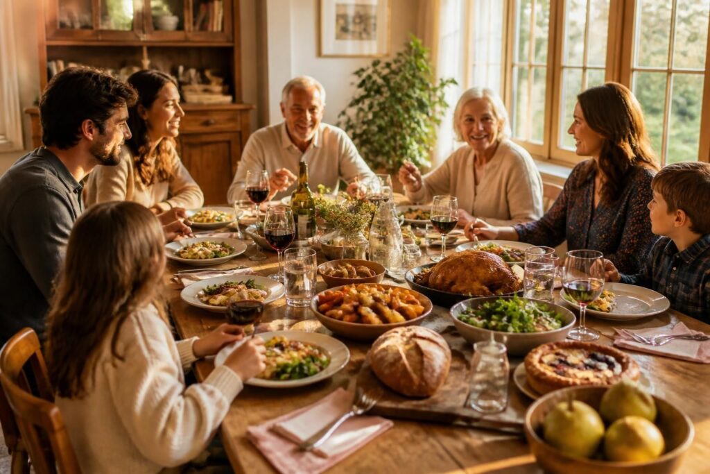découvrez nos astuces pour organiser un repas de famille réussi et sans stress, afin de recevoir en grand et profiter pleinement de vos proches.