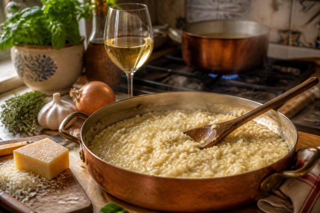 découvrez la méthode italienne authentique pour préparer un risotto crémeux parfait, et apprenez à éviter les 7 erreurs courantes qui gâchent ce plat traditionnel.