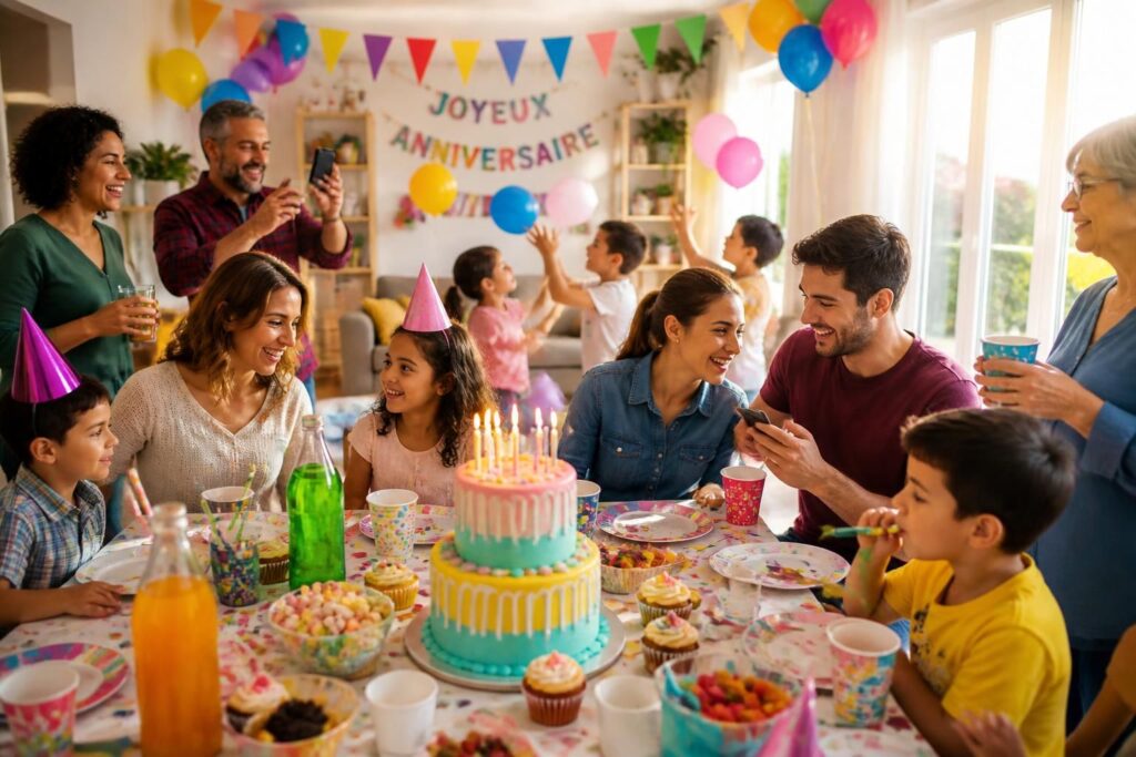 découvrez nos conseils pour organiser un anniversaire à la maison réussi, adapté aux enfants comme aux adultes, avec des idées d'animations, de décoration et de repas.