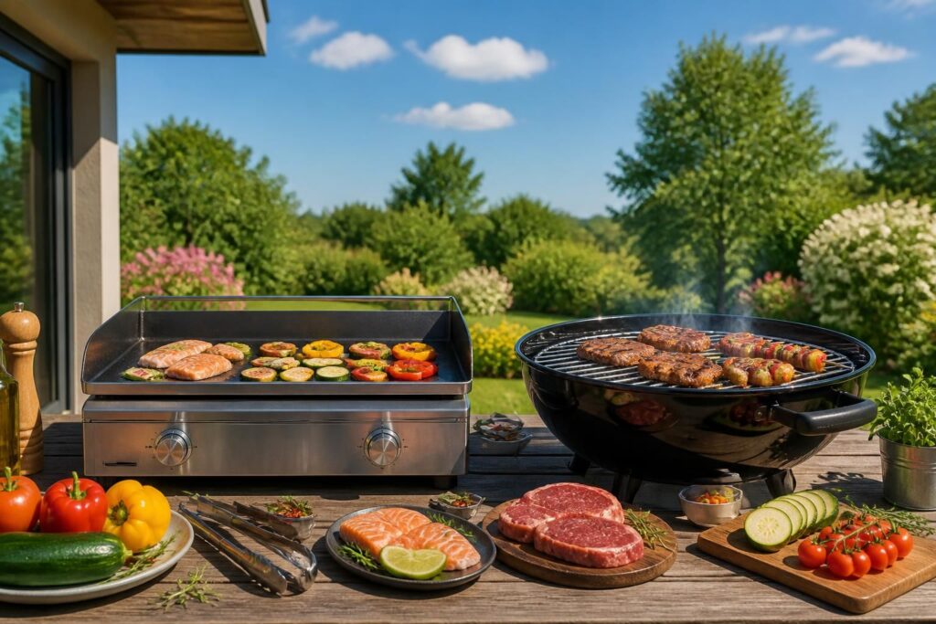 découvrez notre guide d'achat pour choisir la plancha ou le barbecue idéal cet été et réussir vos repas en plein air.