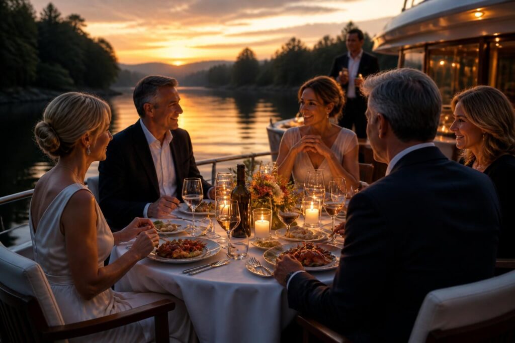 découvrez nos idées d'expériences gourmandes alliant croisière et dîner sur l'eau pour des moments inoubliables alliant saveurs et paysages.