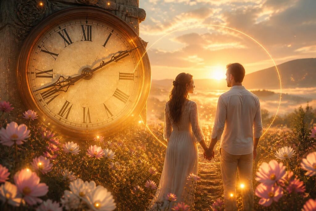 découvrez la signification spirituelle de l'heure miroir 08h08 et les messages d'amour qu'elle véhicule pour votre vie sentimentale.