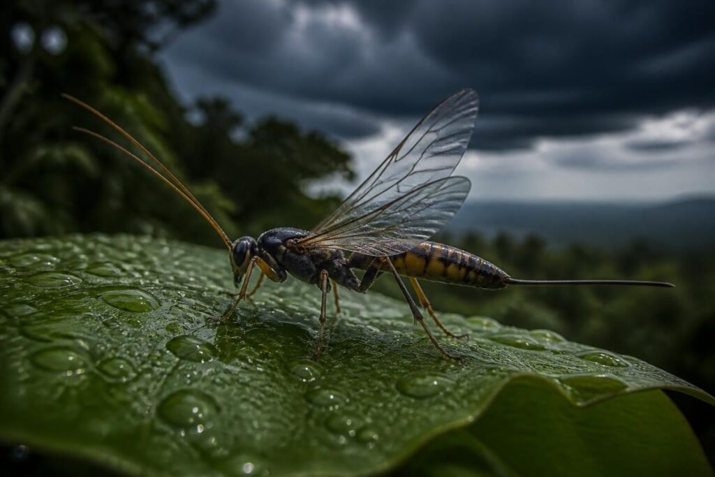 découvrez comment identifier la bête d’orage, cet insecte méconnu, et comprendre les effets de ses piqûres pour mieux vous protéger.