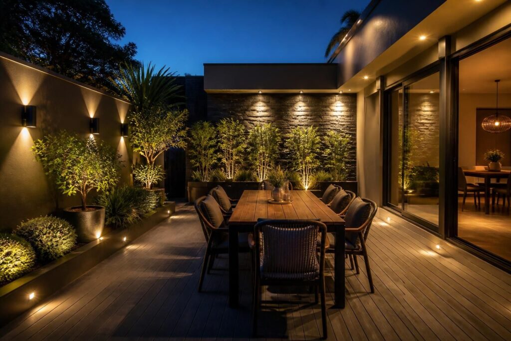découvrez comment choisir la puissance d'éclairage idéale pour votre terrasse extérieure afin de créer une ambiance chaleureuse et fonctionnelle.