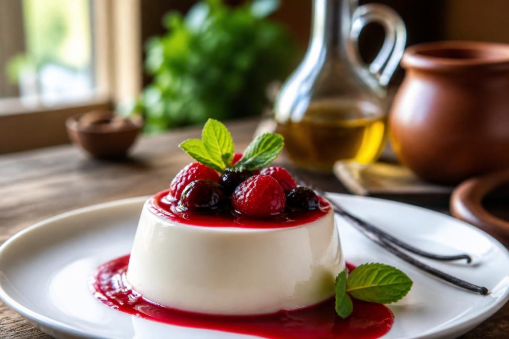 découvrez la recette traditionnelle italienne de la pana cotto, un dessert crémeux et délicieux à savourer en toute simplicité.