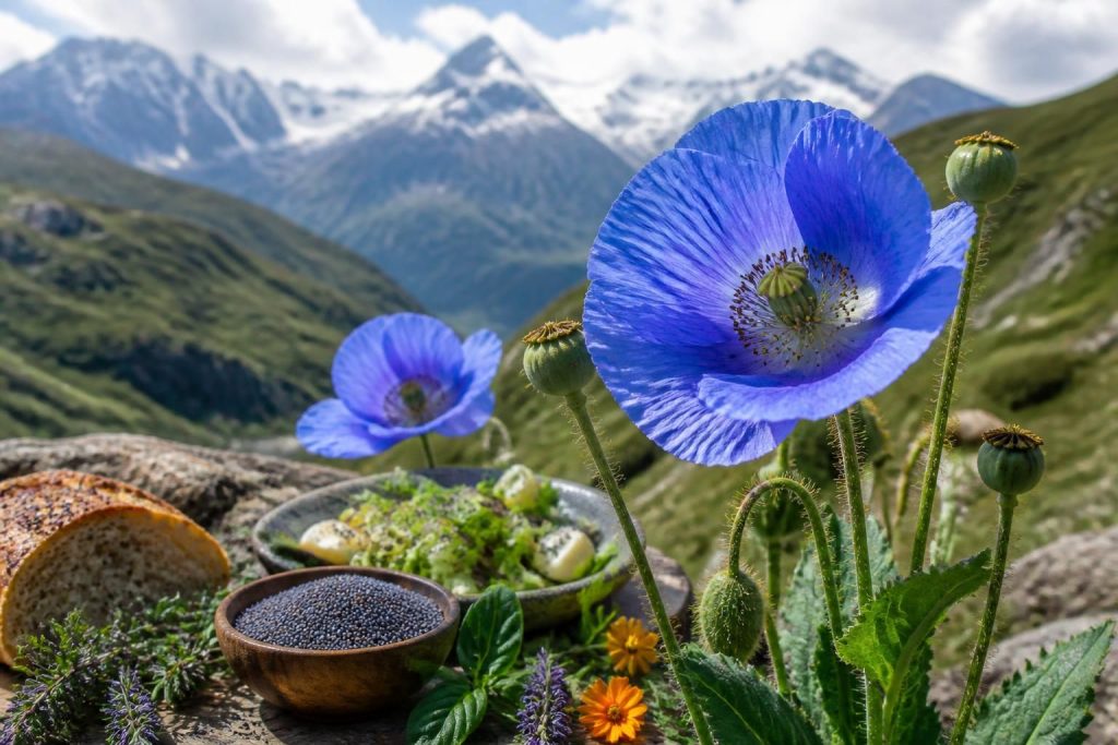 découvrez les bienfaits du pavot bleu de l'himalaya, ses graines nutritives et comment les utiliser en cuisine pour sublimer vos plats.