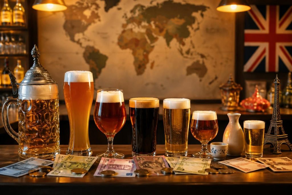 découvrez un comparatif mondial des prix de la bière en bar et à l'étranger, ainsi que des conseils pratiques pour profiter au mieux de vos dégustations partout dans le monde.