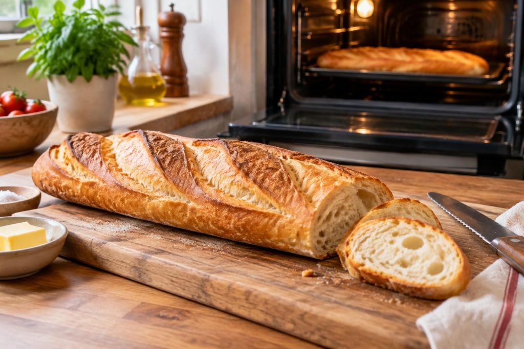 découvrez comment décongeler une baguette au four ou à l’air fryer pour retrouver une croûte croustillante et une mie moelleuse.