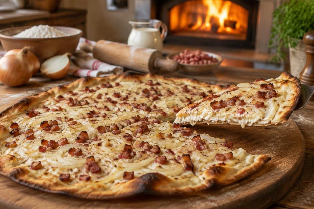 découvrez la recette traditionnelle de la flammekueche et nos astuces pour réussir une pâte fine, une garniture savoureuse et une cuisson parfaite à la maison.