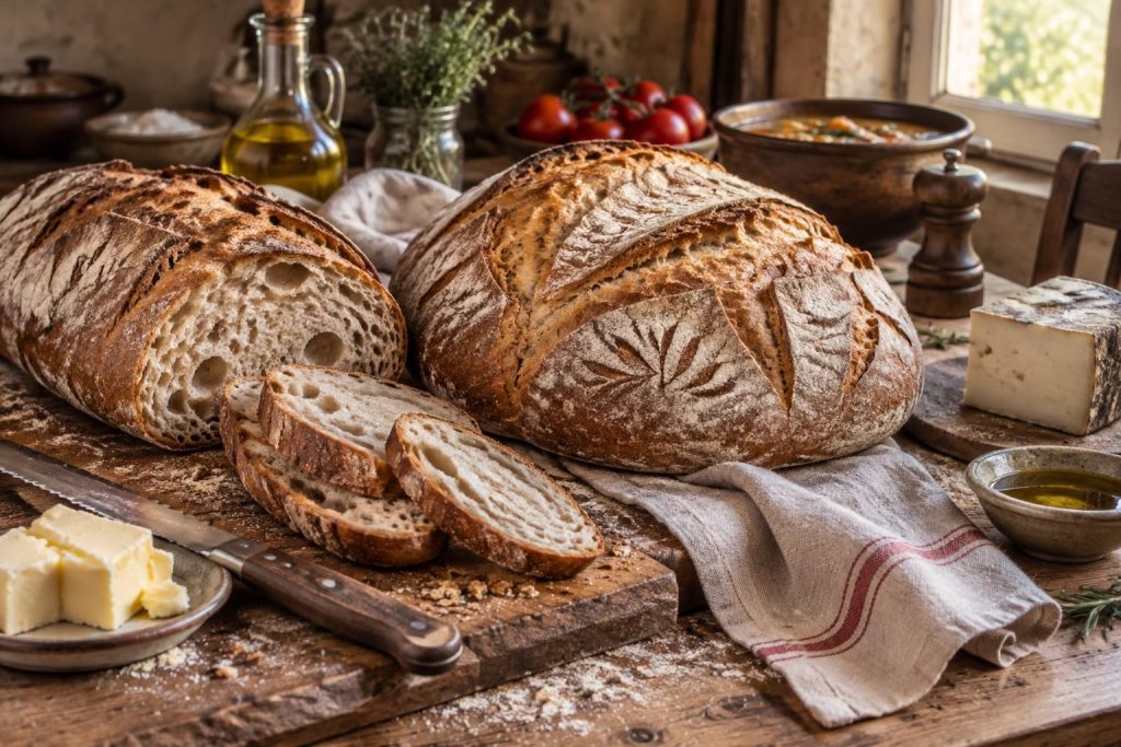 Gros pain de campagne ou rond : variétés, usages et recettes traditionnelles