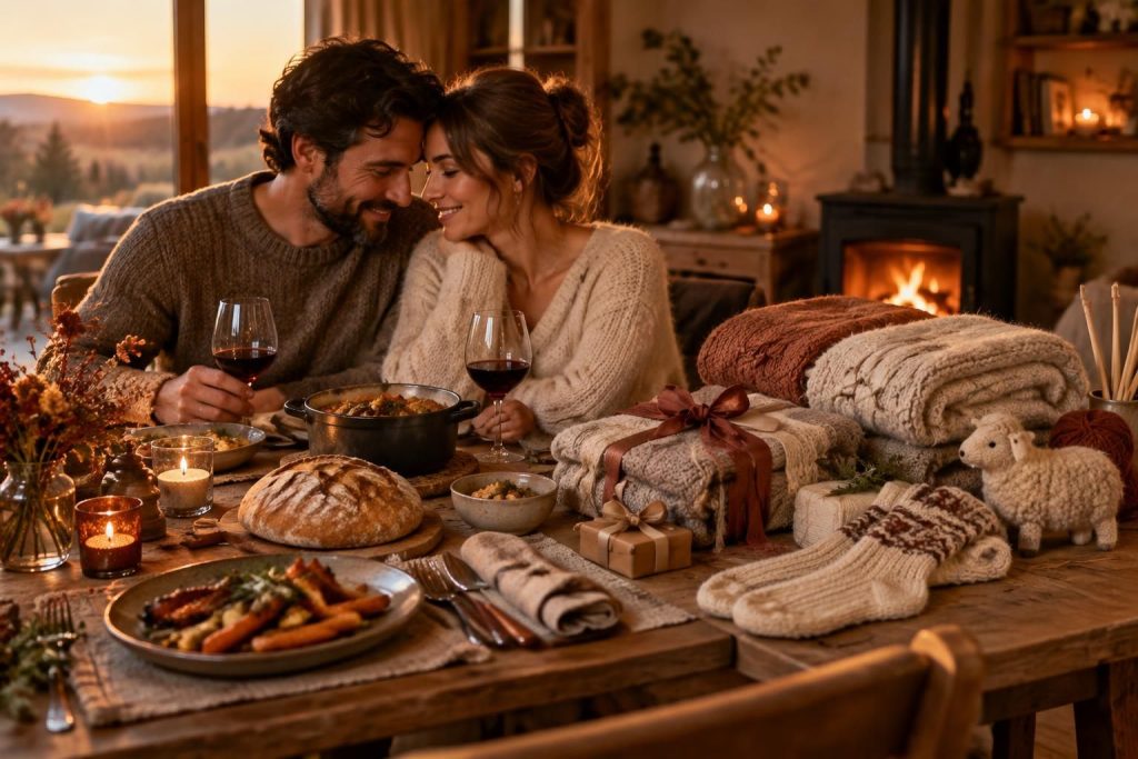 célébrez vos noces de laine avec des idées de cadeaux symboliques et de repas chaleureux pour marquer vos sept ans de mariage.